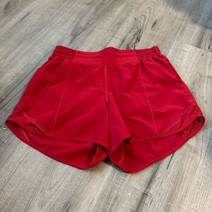 High rise Lululemon Hotty Hot shorts